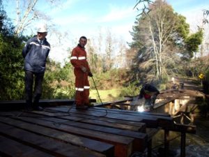 MOP ejecuta obras de reposición de Puente Santa Amelia Seremi de