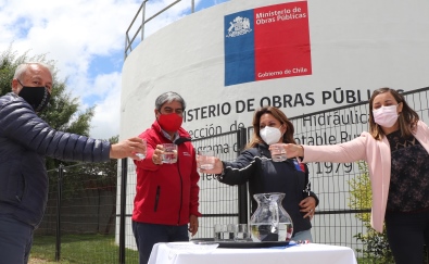 MOP entrega obras de Mejoramiento y Ampliación de Sistema de Agua Potable Rural de Teodoro Schmidt