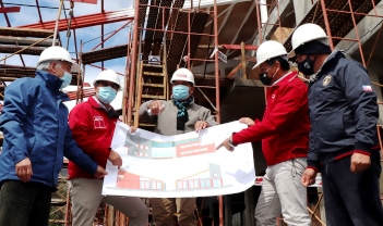 MOP y Gobierno Regional trabajan en la construcción de nuevo cuartel de Bomberos de Melipeuco