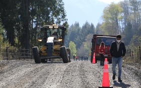 MOP desarrolla programa de caminos sustentables en zonas de La Araucanía Andina