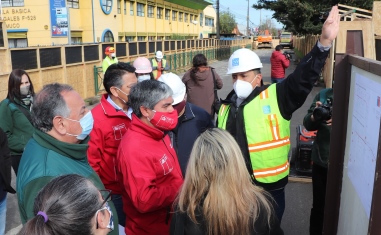 Ministerio de Obras Públicas inicia obras de la segunda etapa del colector San Martín en la ciudad de Temuco