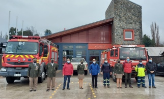 MOP y Gobierno Regional de La Araucanía, entregan moderno cuartel a Bomberos de Melipeuco