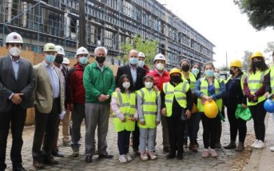 Ministro Alfredo Moreno supervisa construcción del nuevo Liceo Jorge Teillier en Lautaro Región de La Araucanía