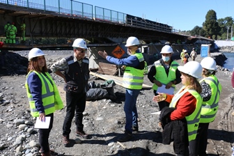 MOP: Obras del Puente Allipen ubicado en la Ruta Colico – Los Laureles presentan un 65% de avance