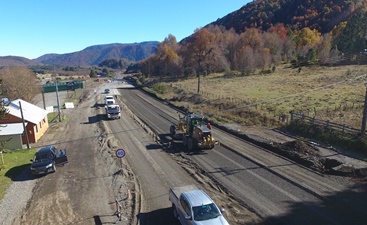 MOP avanza con obras de mejoramiento de 15 kilómetros de la Ruta 181 –CH tramo Curacautín – Malalcahuello