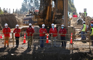 Subsecretario de Obras Públicas inspecciona avances de la construcción de la doble vía Angol – Los Angeles