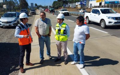 MOP finaliza obras de conservación del acceso sur y norte a la ciudad de Temuco