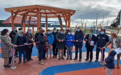 Autoridades de Gobierno inauguran obras de mejoramiento de tercera etapa del borde costero de Puerto Saavedra