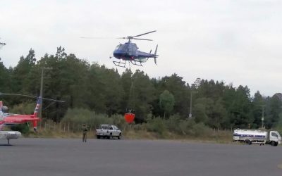 AERÓDROMOS DE LA ARAUCANIA HAN SIDO CLAVES PARA LOS AVIONES Y HELICOPTEROS QUE COMBATEN VARIOS INCEDIOS FORESTALES