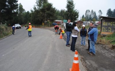 MOP ejecuta trabajos de conservación del camino Quepe – Boroa