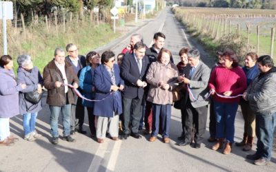 MOP inaugura obras de pavimentación que favorece a vecinos Los Confines de Angol
