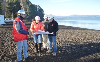 MOP ENTREGA TERRENOS PARA INICIO DE OBRAS DE MEJORAMIENTO DE LA PLAYA GRANDE DE LICAN RAY