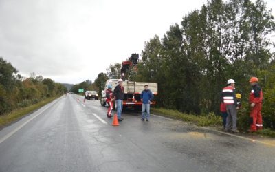 MOP invierte $1.800 millones en conservación de vía Freire-Villarrica