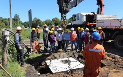 MOP AVANZA EN UN 32,5% EN LA AMPLIACION Y MEJORAMIENTO DEL SISTEMA DE AGUA POTABLE RURAL UNION CORDILLERA – QUECHEREHUE DE CUNCO