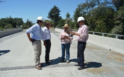 MOP está próximo a terminar otros dos puentes definitivos en zona lacustre