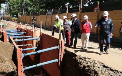 MOP inicia oficialmente obras para instalación de colector San Martín en el sector Avenida Alemania de Temuco