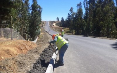 MOP: obras de pavimentación del camino Lumaco – Los Sauces por las Rosas entran en su etapa final