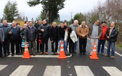MOP Y GOBIERNO REGIONAL PONEN EN SERVICIO OBRAS DE PAVIMENTACION DEL CAMINO MAQUEHUE – ZANJA EN PADRE LAS CASAS
