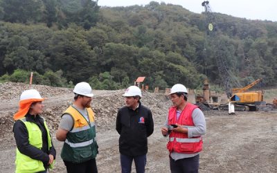 MOP ejecuta a toda máquina obras para la pavimentación de la ruta S-70 Pocoyan – Puente Peule