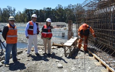 MOP: IMPORTANTE AVANCE PRESENTAN OBRAS DEL NUEVO PUENTE CAUTIN EN LAUTARO