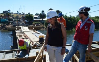MOP FINALIZARÁ OBRAS DE REPOSICION DE PUENTE PADRE ALBERTO HURTADO DURANTE EL VERANO DE 2014