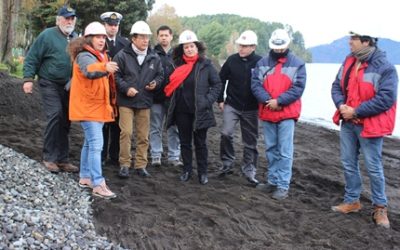 MOP DA INICIO OFICIAL A LAS OBRAS DE MEJORAMIENTO DE PLAYA GRANDE DE LICAN RAY