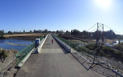 MOP AVANZA EN LA CONSTRUCCION DEL NUEVO PUENTE RAGÑINTULEUFU, EN NUEVA IMPERIAL