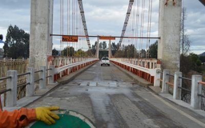 MOP ABRE TRANSITO HASTA 15 TONELADAS POR EL PUENTE PRESIDENTE FREI MONTALVA, EN CARAHUE
