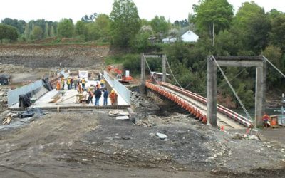 MOP avanza en construcción de Puente Rariruca