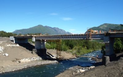 Obras del Puente  Truful-Truful próximas a ser terminadas