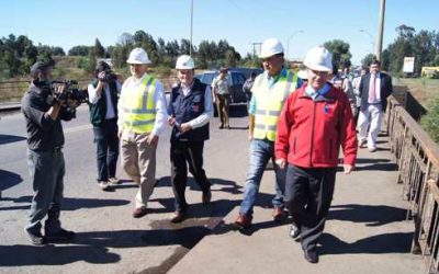 MOP inicia obras de mantención de Puente «Nuevo» Cautin