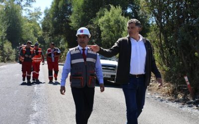 MOP trabaja en la pavimentación del camino Allipen – Coipue, en la comuna de Freire