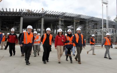MINISTRA LORETO SILVA INSPECCIONA EL AVANCE DEL NUEVO AEROPUERTO DE LA ARAUCANÍA