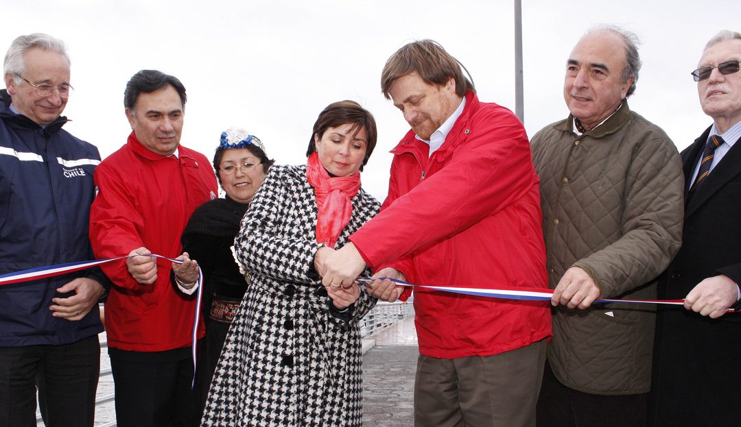 MOP inaugura nuevo muelle de Pucón