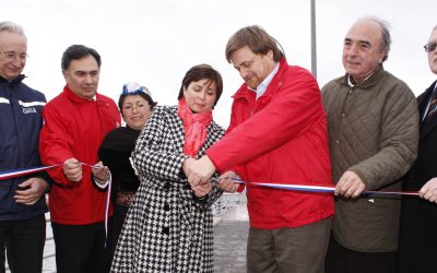 MOP inaugura nuevo muelle de Pucón