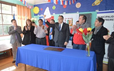 FIRMAN MENSAJE PARA OBRAS DE PAVIMENTACION DEL CAMINO LOS YUGOS – MARTINEZ DE ROSAS