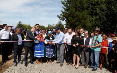 ARAUCANÍA: MINISTRO UNDURRAGA INAUGURÓ 14 KM DE CAMINOS INDÍGENAS EN TRAIGUÉN E INICIÓ OBRAS VIALES EN ANGOL