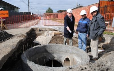 MOP finaliza obras del colector Milano a fines de año