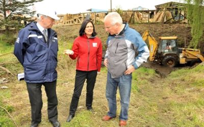 Subsecretaria de Obras Públicas inspecciona obra de conservación de colectores de Aguas Lluvias de Temuco