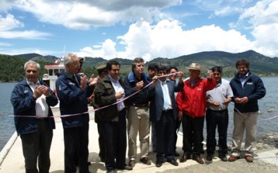 MOP inaugura moderna infraestructura portuaria para comunidades Pehuenche de Icalma