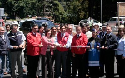 MINISTRO GOLBORNE INAUGURA EL BYPASS DE PUCÓN EN LA PROVINCIA DE CAUTÍN