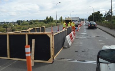 MOP dio inicio a trabajos de conservación del Puente “Nuevo” Cautín