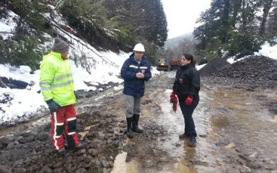 MOP TRABAJA INTENSAMENTE PARA DESPEJAR RUTA INTERNACIONAL MAMUIL-MALAL