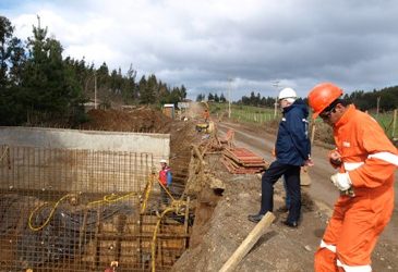 MOP avanza con obras de pavimentación de la primera etapa del camino Purén–Lumaco
