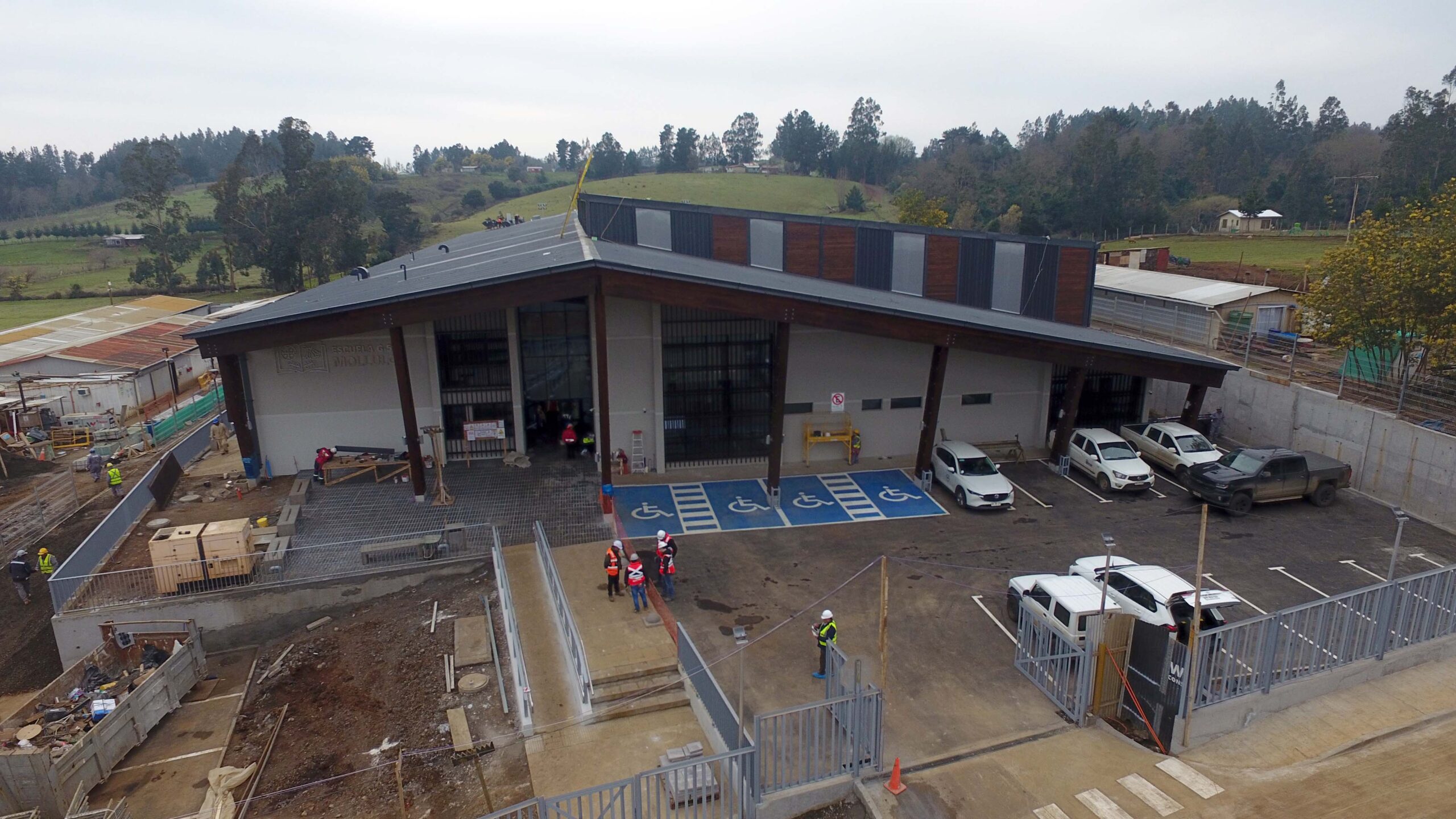 MOP: Obras de la Escuela Mollulco en Temuco entran en su fase final